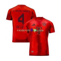Camisola 1º Equipamento Bayern de Munique Matthijs de Ligt 4 2024-2025 Manga Curta ,Homem