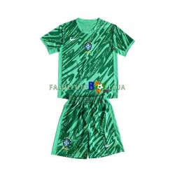 Camisola Guarda-redes 3º Equipamento Seleção Brasileira 2024 Manga Curta ,Criança