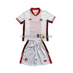 Camisola 2º Equipamento Seleção Canadense 2024 Manga Curta ,Criança