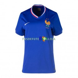 Camisola 1º Equipamento Seleção Francesa Euro 2024 Manga Curta ,Feminina