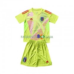 Camisola Guarda-redes 1º Equipamento Seleção Italiana Euro 2024 Manga Curta ,Criança