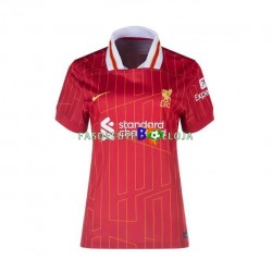 Camisola 1º Equipamento Liverpool 2024-2025 Manga Curta ,Feminina