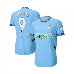 Camisola 1º Equipamento Manchester City Erling Haaland 9 2024-2025 Manga Curta ,Homem