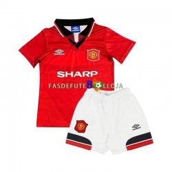 Camisola 1º Equipamento Manchester United 1994 Manga Curta Retro ,Criança