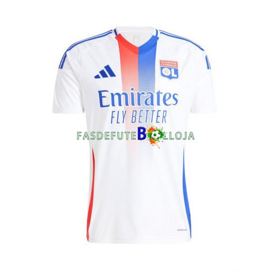 Camisola 1º Equipamento Olympique Lyonnais 2024-2025 Manga Curta ,Homem