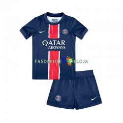 Camisola 1º Equipamento Paris Saint-Germain 2024-2025 Manga Curta ,Criança
