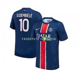 Camisola 1º Equipamento Paris Saint-Germain Ousmane Dembele 10 2024-2025 Manga Curta ,Homem