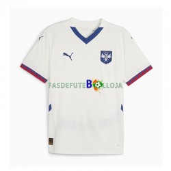 Camisola 2º Equipamento Seleção Sérvia 2024-2025 Manga Curta ,Homem