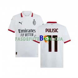 Camisola 2º Equipamento AC Milan PULISIC 11 2024-2025 Manga Curta ,Homem