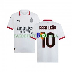 Camisola 2º Equipamento AC Milan RAFA LEAO 10 2024-2025 Manga Curta ,Homem