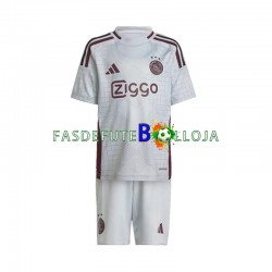 Camisola 3º Equipamento AFC Ajax 2024-2025 Manga Curta ,Criança