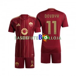 Camisola 1º Equipamento AS Roma Artem Dovbyk 11 2024-2025 Manga Curta ,Criança