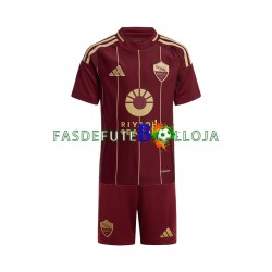 Camisola 1º Equipamento AS Roma 2024-2025 Manga Curta ,Criança