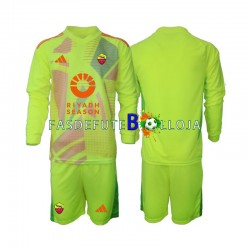 Camisola Guarda-redes 2º Equipamento AS Roma 2024-2025 Manga Comprida ,Criança