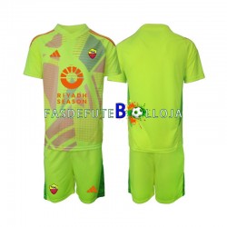 Camisola Guarda-redes 2º Equipamento AS Roma 2024-2025 Manga Curta ,Criança