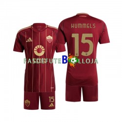 Camisola 1º Equipamento AS Roma Mats Hummels 15 2024-2025 Manga Curta ,Criança