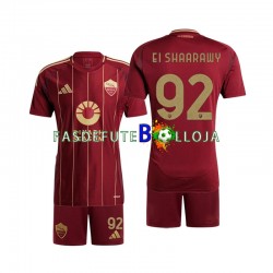 Camisola 1º Equipamento AS Roma Stephan El Shaarawy 92 2024-2025 Manga Curta ,Criança