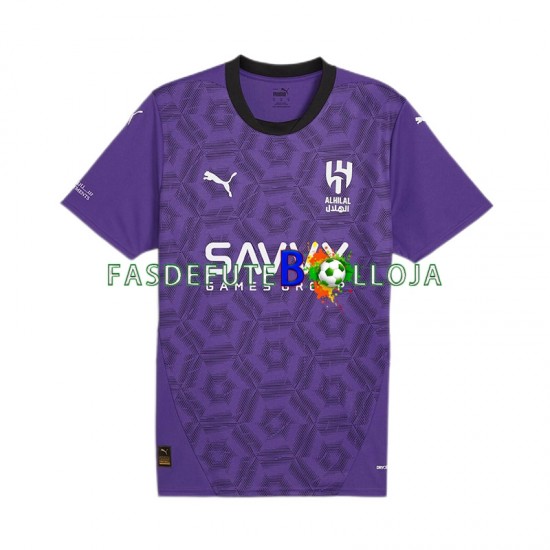 Camisola 3º Equipamento Al Hilal 2024-2025 Manga Curta ,Homem