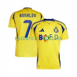 Camisola 1º Equipamento Al Nassr Cristiano Ronaldo 7 2024-2025 Manga Curta ,Homem