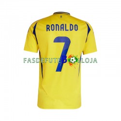 Camisola 1º Equipamento Al Nassr Cristiano Ronaldo 7 2024-2025 Manga Curta ,Homem