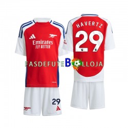 Camisola 1º Equipamento Arsenal Havertz 29 2024-2025 Manga Curta ,Criança