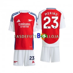 Camisola 1º Equipamento Arsenal Merino 23 2024-2025 Manga Curta ,Criança