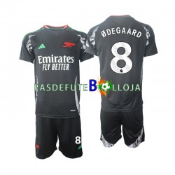 Camisola 2º Equipamento Arsenal Odegaard 8 2024-2025 Manga Curta ,Criança