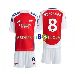 Camisola 1º Equipamento Arsenal Odegaard 8 2024-2025 Manga Curta ,Criança