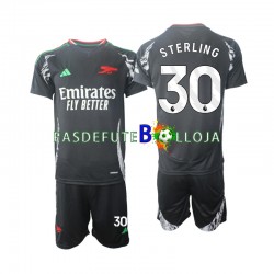 Camisola 2º Equipamento Arsenal Sterling 30 2024-2025 Manga Curta ,Criança