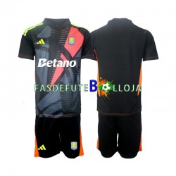 Camisola Guarda-redes 1º Equipamento Aston Villa 2024-2025 Manga Curta ,Criança