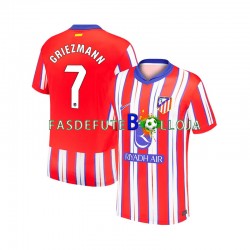 Camisola 1º Equipamento Atlético Madrid Antoine Griezmann 7 2024-2025 Manga Curta ,Homem