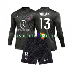 Camisola Guarda-redes 1º Equipamento Atlético Madrid Jan Oblak 13 2024-2025 Manga Comprida ,Criança