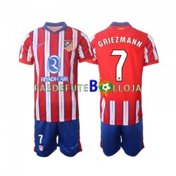 Camisola 1º Equipamento Atlético Madrid Griezmann 7 2024-2025 Manga Curta ,Criança