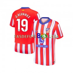 Camisola 1º Equipamento Atlético Madrid Julian Alvarez 19 2024-2025 Manga Curta ,Homem