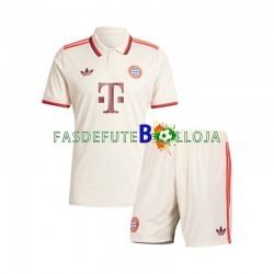 Camisola 3º Equipamento Bayern de Munique 2024-2025 Manga Curta ,Criança