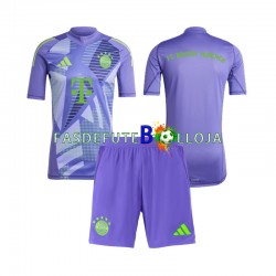 Camisola Guarda-redes 2º Equipamento Bayern de Munique 2024-2025 Manga Curta ,Criança