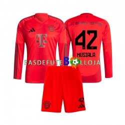 Camisola 1º Equipamento Bayern de Munique Jamal Musiala 42 2024-2025 Manga Comprida ,Criança