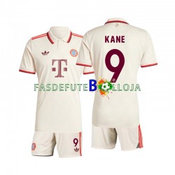 Camisola 3º Equipamento Bayern de Munique Kane 9 2024-2025 Manga Curta ,Criança