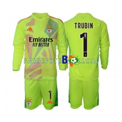 Camisola Guarda-redes 1º Equipamento Benfica Anatolij Trubin 1 2024-2025 Manga Comprida ,Criança
