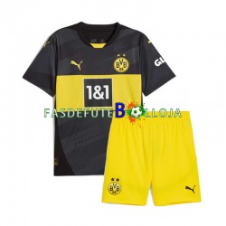 Camisola 2º Equipamento Borussia Dortmund 2024-2025 Manga Curta ,Criança
