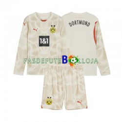 Camisola Guarda-redes 1º Equipamento Borussia Dortmund 2024-2025 Manga Comprida ,Criança