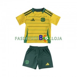 Camisola 2º Equipamento Celtic 2024-2025 Manga Curta ,Criança