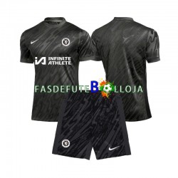 Camisola Guarda-redes 2º Equipamento Chelsea 2024-2025 Manga Curta ,Criança