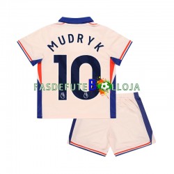 Camisola 2º Equipamento Chelsea Mychajlo Mudryk 10 2024-2025 Manga Curta ,Criança
