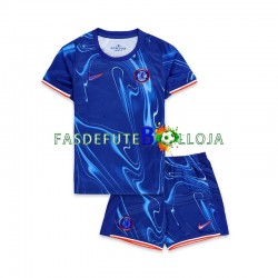 Camisola 1º Equipamento Chelsea Noni Madueke 11 2024-2025 Manga Curta ,Criança