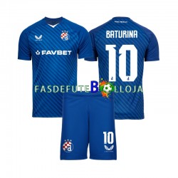 Camisola 1º Equipamento Dinamo Zagreb Martin Baturina 10 2024-2025 Manga Curta ,Criança