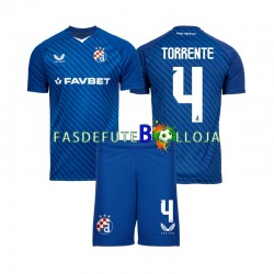 Camisola 1º Equipamento Dinamo Zagreb Torrente 4 2024-2025 Manga Curta ,Criança
