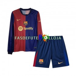 Camisola 1º Equipamento FC Barcelona 2024-2025 Manga Comprida ,Criança