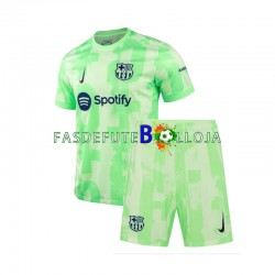 Camisola 3º Equipamento FC Barcelona 2024-2025 Manga Curta ,Criança