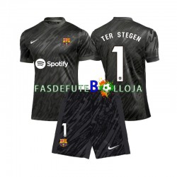 Camisola Guarda-redes 3º Equipamento FC Barcelona Ter Stegen 1 2024-2025 Manga Curta ,Criança